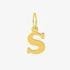 Pendentif lettre S en or jaune 375 ‰ SO OR