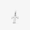 Pendentif lettre T en argent 925‰ rhodié SO OR