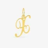 Pendentif lettre X anglaise or jaune 375‰ SO OR