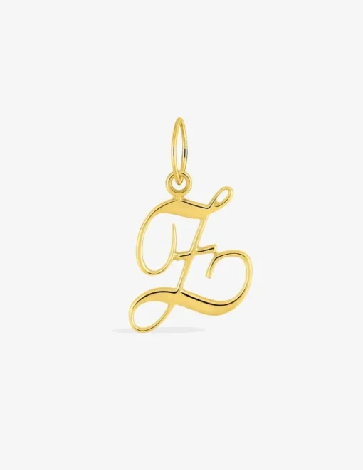 Pendentif lettre Z anglaise or jaune 375‰ SO OR