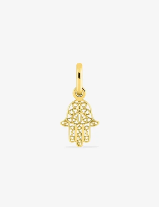 Pendentif main de Fatma or jaune 750 ‰ SO OR