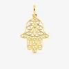 Pendentif main de Fatma or jaune 750 ‰ 15 X 25 mm SO OR