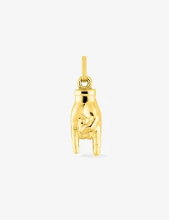 Pendentif main italienne en or jaune 375 ‰ SO OR