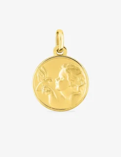 Pendentif médaille or jaune 750 ‰ SO OR