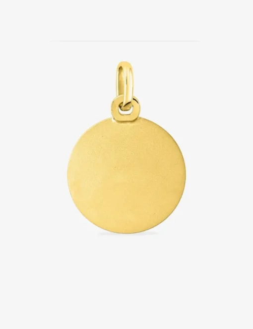 Pendentif médaille or jaune 750 ‰ SO OR