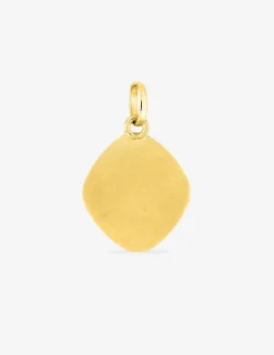 Pendentif médaille saint Christophe or jaune 750 ‰ 13 x 20 mm SO OR