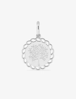 Pendentif motif arbre de vie en argent 925 ‰ rhodié SO OR