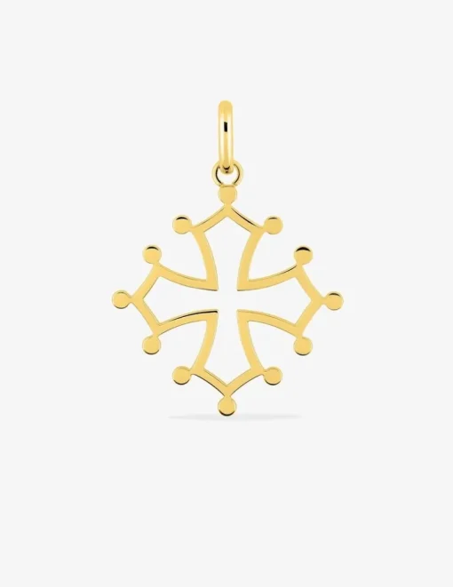 Pendentif or 375 ‰ motif régional SO OR