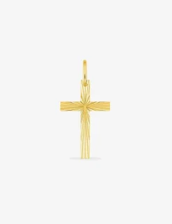 Pendentif or 375‰ croix SO OR