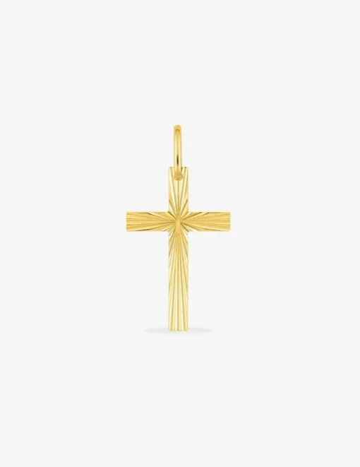 Pendentif or 375‰ croix SO OR