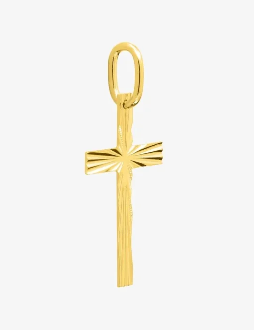 Pendentif or 375‰ croix SO OR