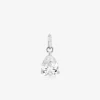 Pendentif or blanc 750 ‰ et oxyde de zirconium SO OR