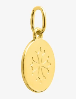 Pendentif or jaune 750 ‰ croix régionale SO OR