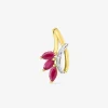Pendentif or jaune 750 ‰ diamant 0,01 ct et rubis SO OR