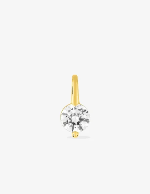 Pendentif or jaune 375 ‰ et oxyde de zirconium SO OR