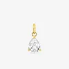 Pendentif or jaune 375 ‰ et oxyde de zirconium taillé en poire SO OR