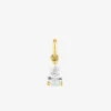 Pendentif or jaune 750 ‰ et oxyde de zirconium SO OR