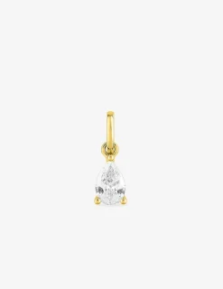 Pendentif or jaune 750 ‰ et oxyde de zirconium SO OR
