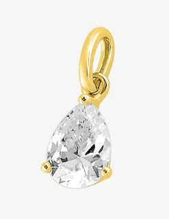 Pendentif or jaune 750 ‰ et oxyde de zirconium SO OR
