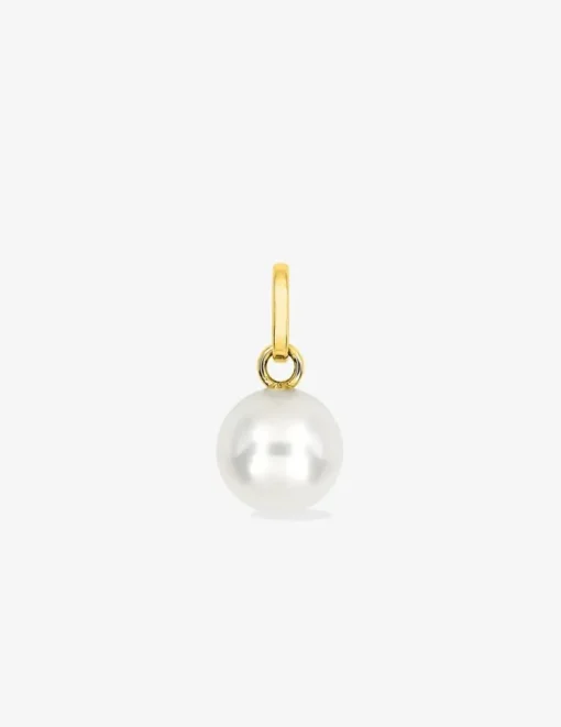 Pendentif or jaune 750 ‰ et perle de culture d'eau douce 7 mm SO OR