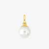 Pendentif or jaune 750 ‰ et perle de culture d'eau douce 8 mm SO OR