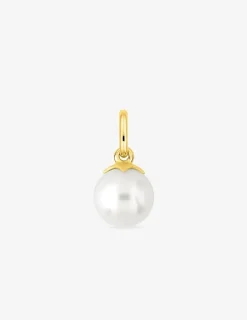 Pendentif or jaune 750 ‰ et perle de culture d'eau douce 8 mm SO OR