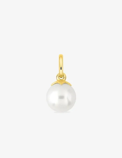 Pendentif or jaune 750 ‰ et perle de culture d'eau douce 8 mm SO OR