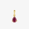 Pendentif or jaune 750 ‰ et rubis SO OR