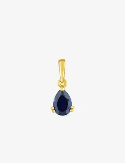 Pendentif or jaune 750 ‰ saphir SO OR