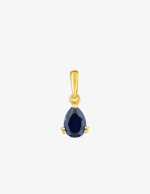 Pendentif or jaune 750 ‰ saphir SO OR