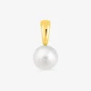 Pendentif or jaune 750‰ et perle de culture d'eau douce 9 mm SO OR