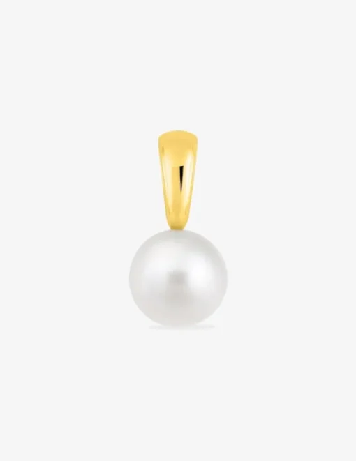 Pendentif or jaune 750‰ et perle de culture d'eau douce 9 mm SO OR