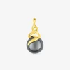 Pendentif or jaune 375‰ et perle 8,5 mm SO OR