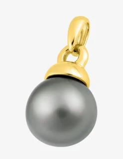 Pendentif or jaune 750‰ et perle de culture de Tahiti 9 mm SO OR