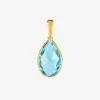 Pendentif or jaune 375‰ et topaze SO OR