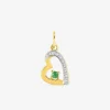 Pendentif or jaune 375‰, émeraude SO OR