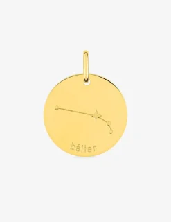 Pendentif plaqué or constellation zodiaque bélier SO OR