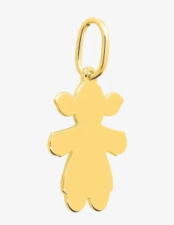 Pendentif plaqué or jaune petite fille SO OR