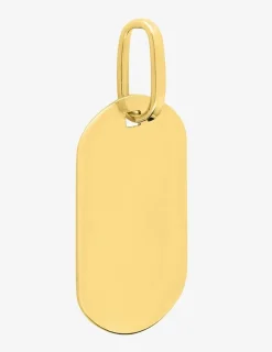 Pendentif plaque GI or jaune 750 ‰ 15 x 25 mm SO OR