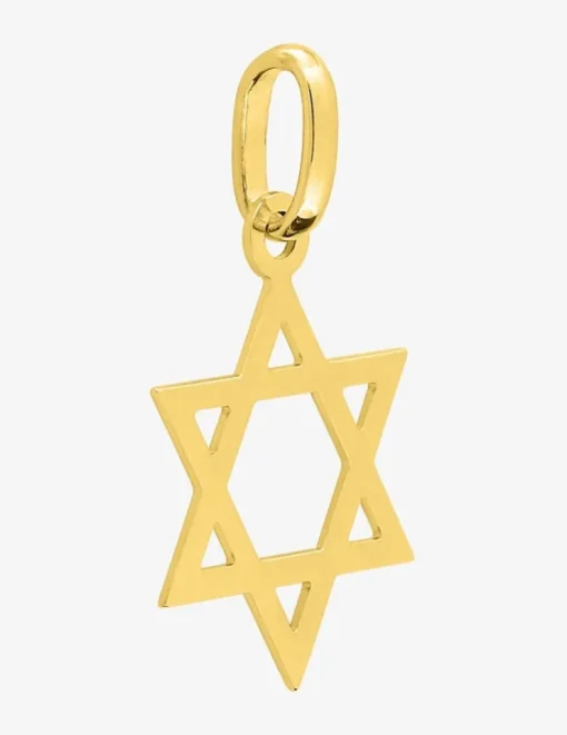 Pendentif étoile de David or jaune 750 ‰ SO OR