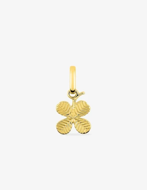 Pendentif trèfle à 4 feuilles en or jaune 375 ‰ SO OR