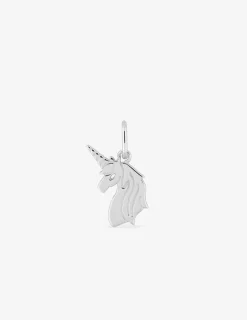 Pendentif tête de licorne en argent rhodié 925 ‰ SO OR