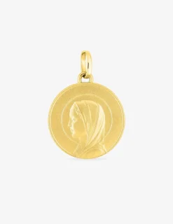 Pendentif vierge or jaune 750 ‰ 15 x 20 mm SO OR