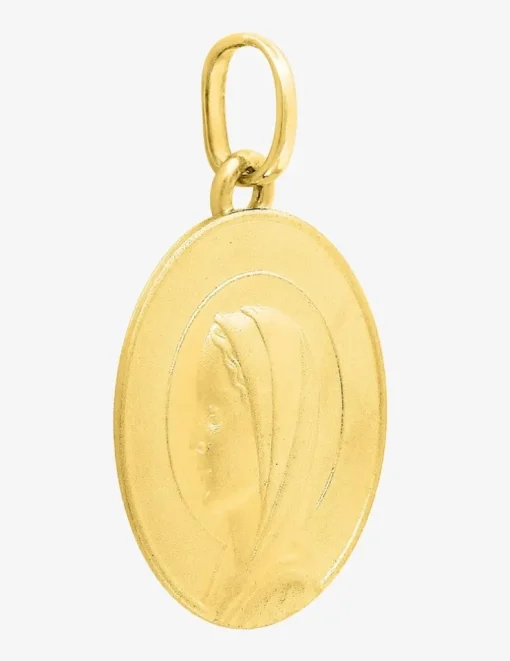 Pendentif vierge or jaune 750 ‰ 15 x 20 mm SO OR