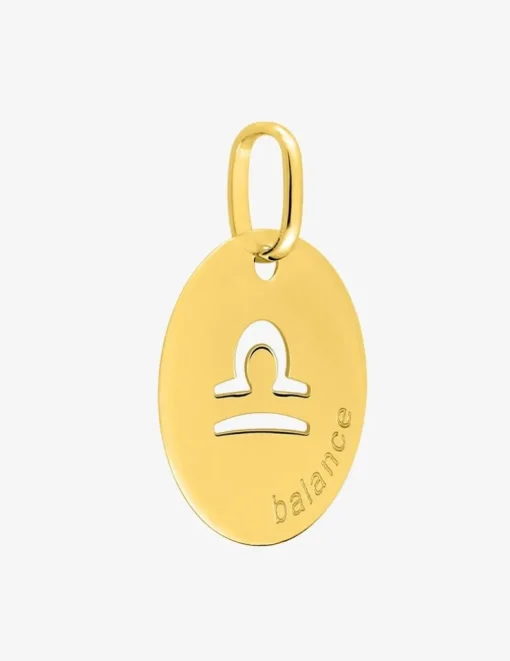 Pendentif zodiaque Balance en or jaune 375 ‰ SO OR