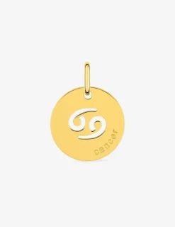 Pendentif zodiaque Cancer en or jaune 375 ‰ SO OR