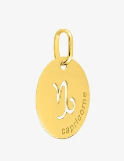Pendentif zodiaque Capricorne en or jaune 375 ‰ SO OR