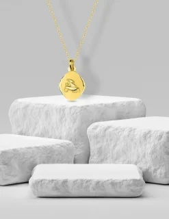 Pendentif zodiaque Capricorne en or jaune 375 ‰ finition polie SO OR