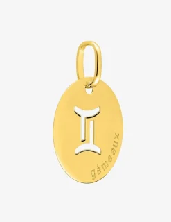 Pendentif zodiaque Gémeaux en or jaune 375 ‰ SO OR