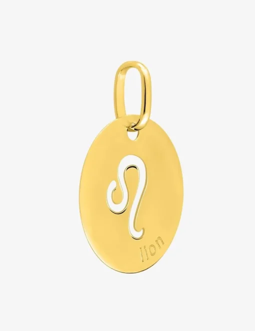 Pendentif zodiaque Lion en or jaune 375 ‰ SO OR
